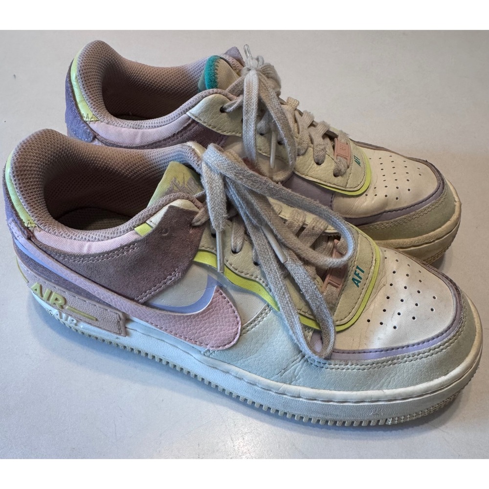 Nike Air Force 1 Shadow Cashmere Pale Coral Violet CI0919-700 Womens 8.5